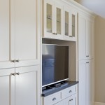 traditional white home entertainment cabinet
