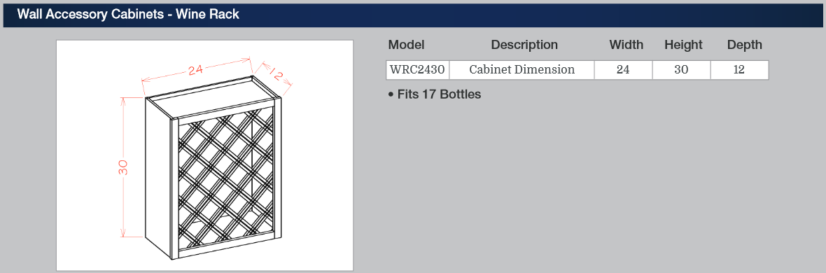 Wall Accessory Cabinets Wine Rack Cornerstone Cabinet Company